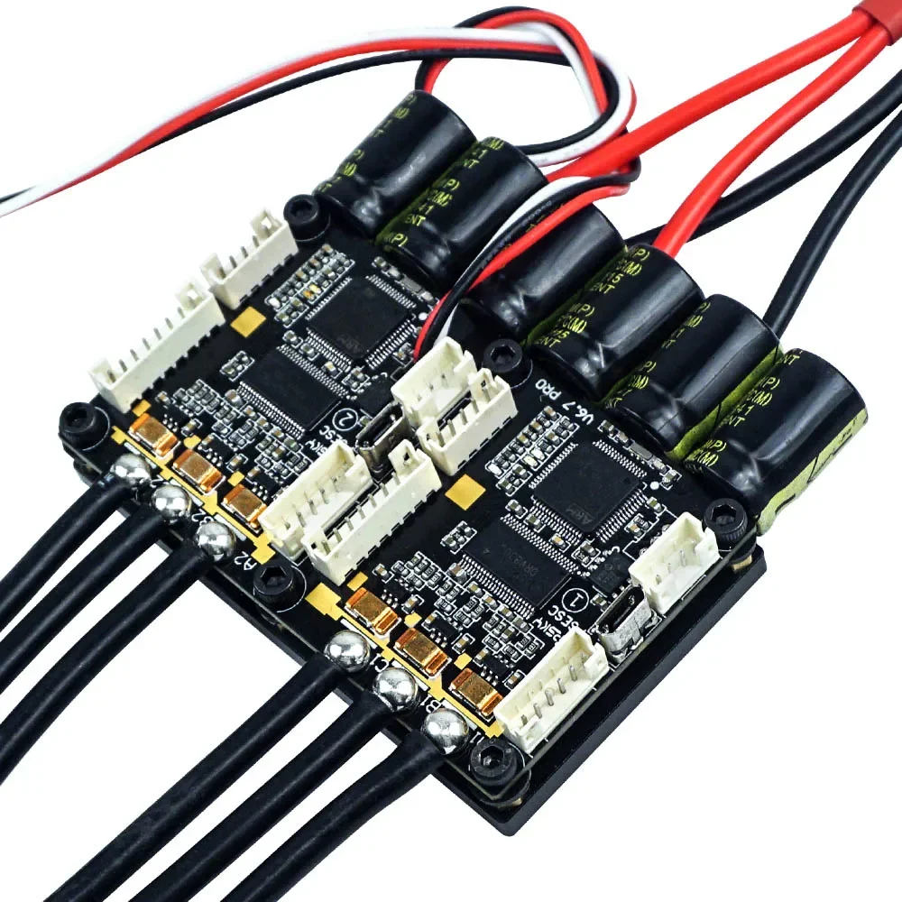 

Flipsky Electric Speed Controller 140A FSESC Dual Mini 6.7 Pro Base on VESC 6.6 With Aluminum Anodized Heat Sink for Surfboard