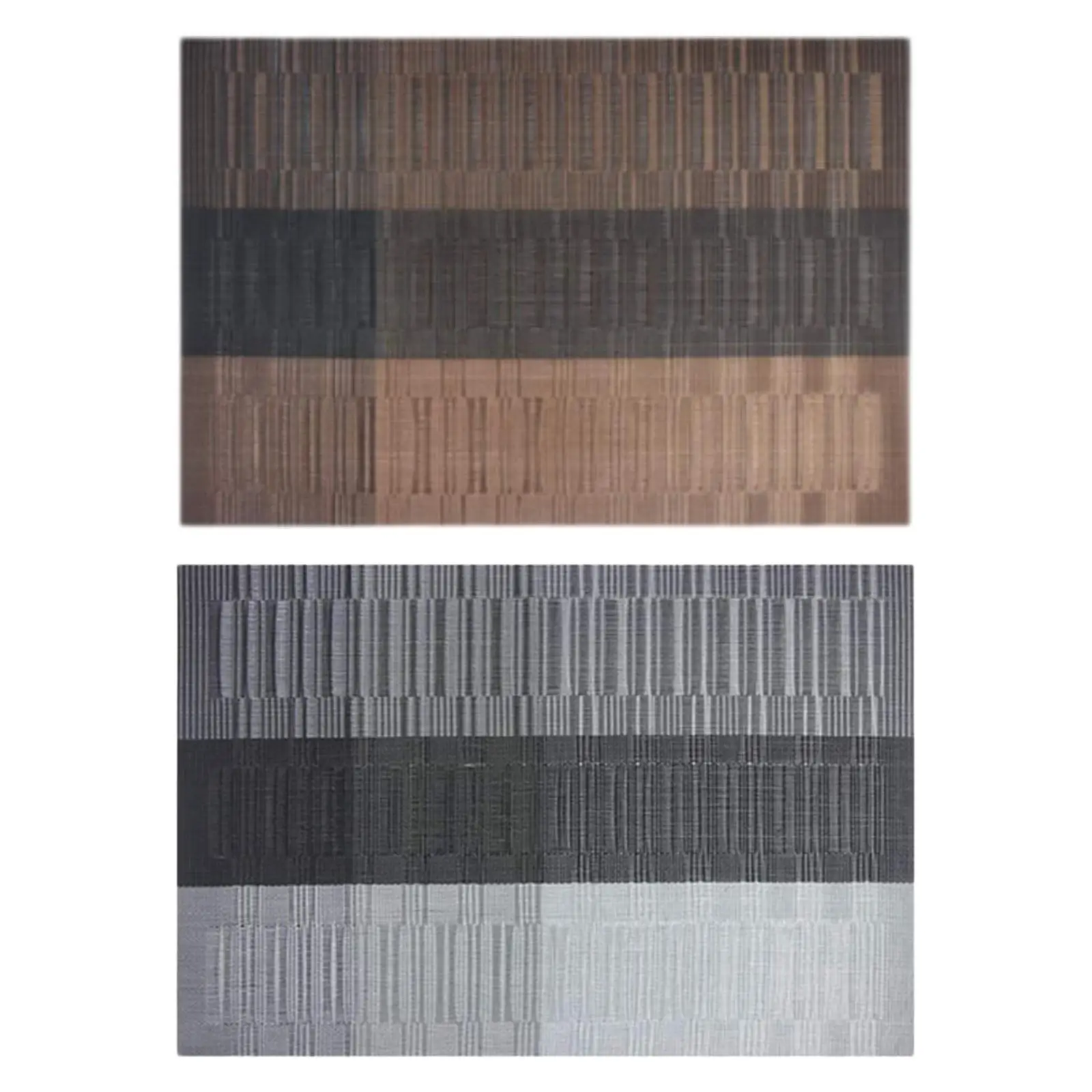 Kitchen Placemat Woven Rectangle Table Mat for Tables Restaurant Farmhouse