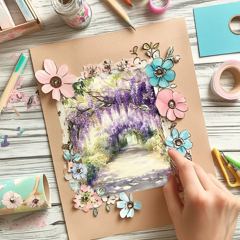 Paquete de 36 hojas de papel para álbum de recortes de 6 x 6 pulgadas: impresiones artísticas para álbumes de recortes, origami y planificador, papel de decoración DIY más vendido