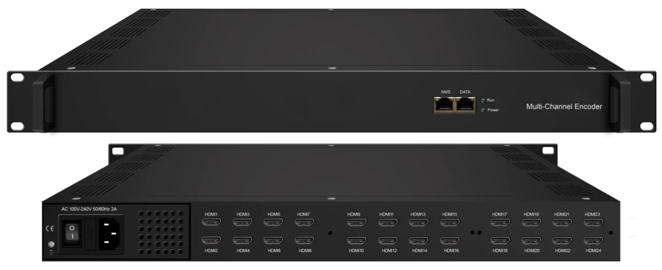 Digital TV Local Source Audio Vido 24 Channels HD Input IP Output H264 Encoder WK-3244S