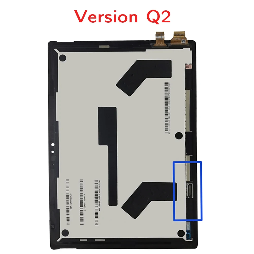 Imagem -02 - Display Lcd para Microsoft Surface Pro7 Digitalizador de Tela Sensível ao Toque Montagem Completa Q1q2 Cristal Líquido Boutique 1866