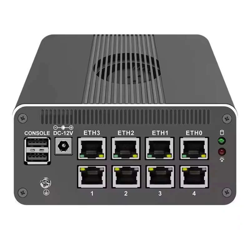 Firewall Server Soft Router 12th Gen 2*10G SFP Intel i3-N305 N100 4x i226-V 2.5G Firewall Appliance DDR5 NVMe Proxmox Mini PC