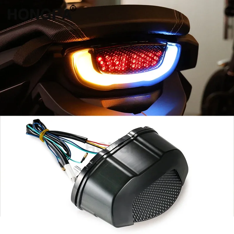 Motorcycle LED Integrated Rear Tail Brake Light With Turn Signals Taillight For HONDA CB650R CB300R CB150R CBR650R CB CBR 650R - Image 6