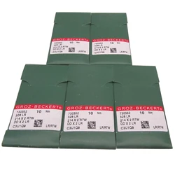 50PCS Groz-Beckert 328LR,214X2RTW,DDX2LR Leather Point Industrial Sewing Machine Needle FOR SINGER 45K Class ADLER 104 105 Class