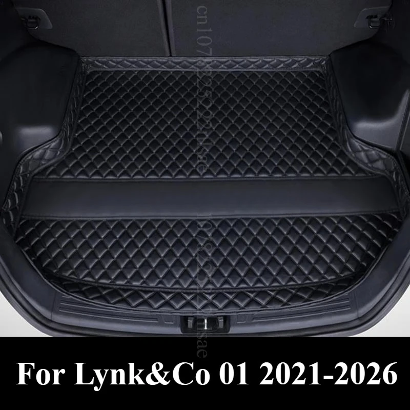 

Car Trunk Mat for Lynk&Co 01 2021-2026 Car Boot Mat Rear Trunk Liner Cargo Leather Floor Carpet Tray Protector Accessories Mats
