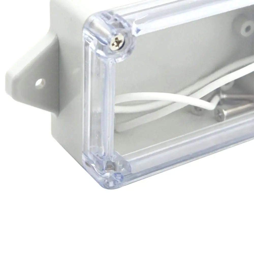 Waterproof Plastic Junction Box Transparent Cover Enclosure Electronic Instrument Housing Case Electrical Project