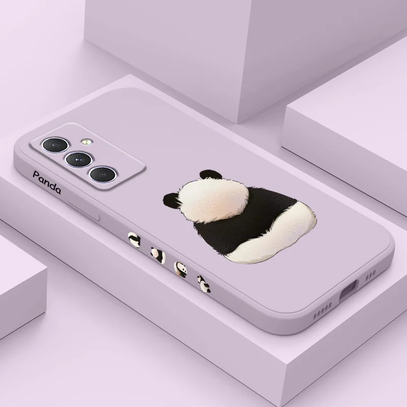 Petite Panda Case For Samsung Galaxy A54 A34 A24 A14 A04 A05 A73 A53 A33 A23 A13 A03 A72 A52 A52S A32 A22 A12 A71 A51 4G 5G