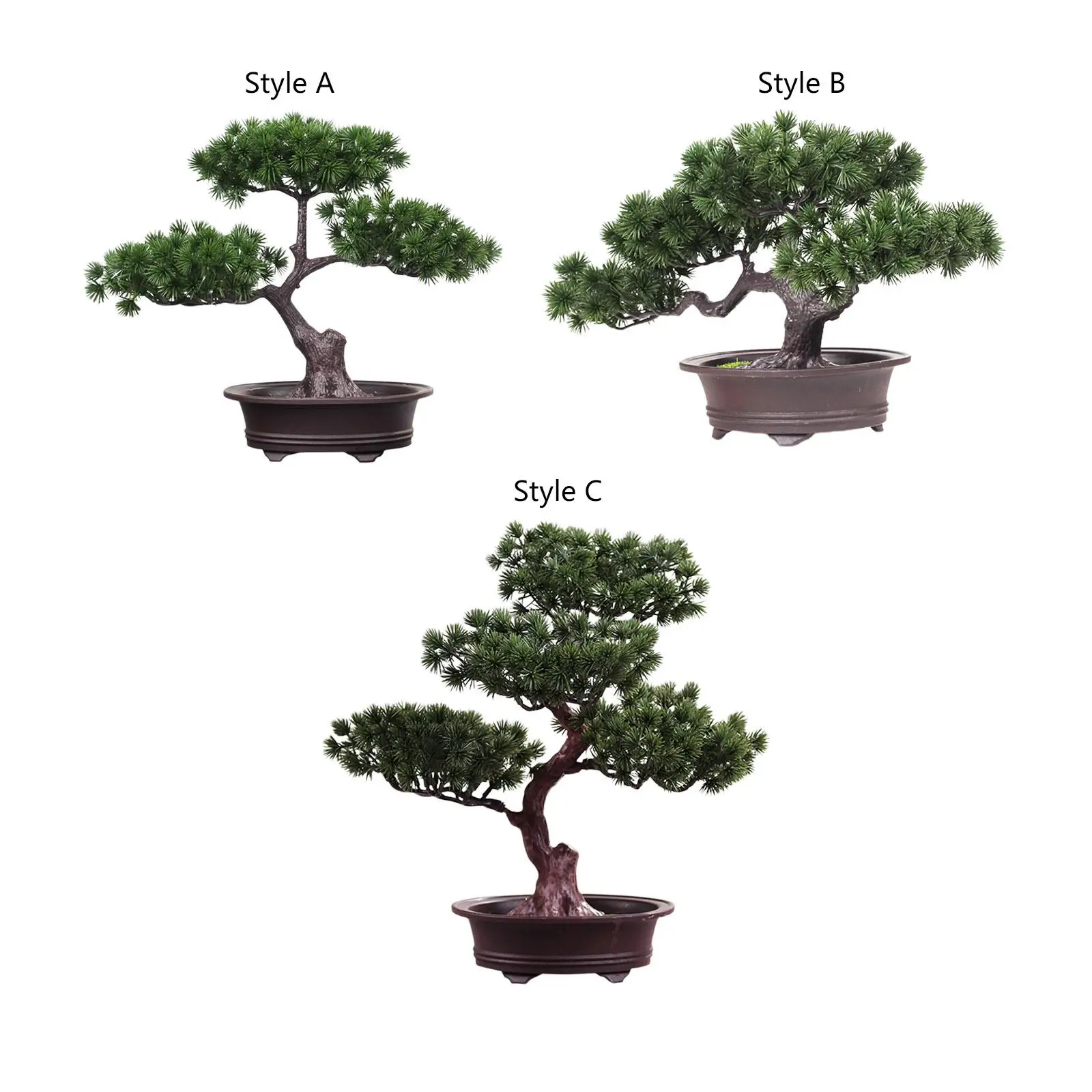 Artificial Welcoming Tree Pot Plant Bonsai Sturdy Novel and Unique Desk Display