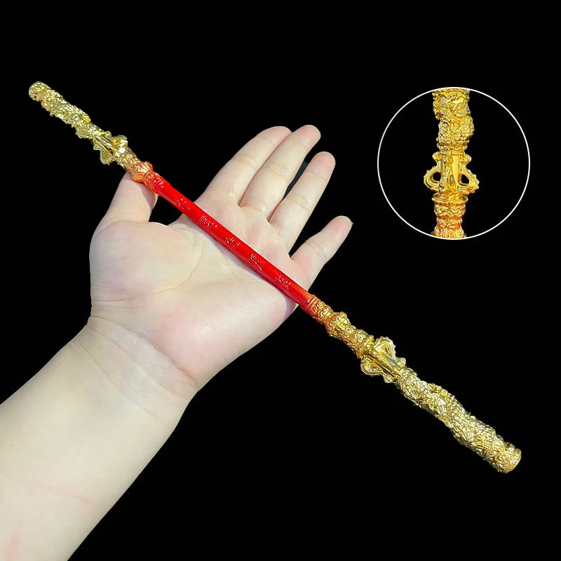 WuKong Ruyi Golden Cudgel Toy Three-dimensional Monkey King Weapon Peripherals Crafts Desktop Small Ornaments Festival Gifts