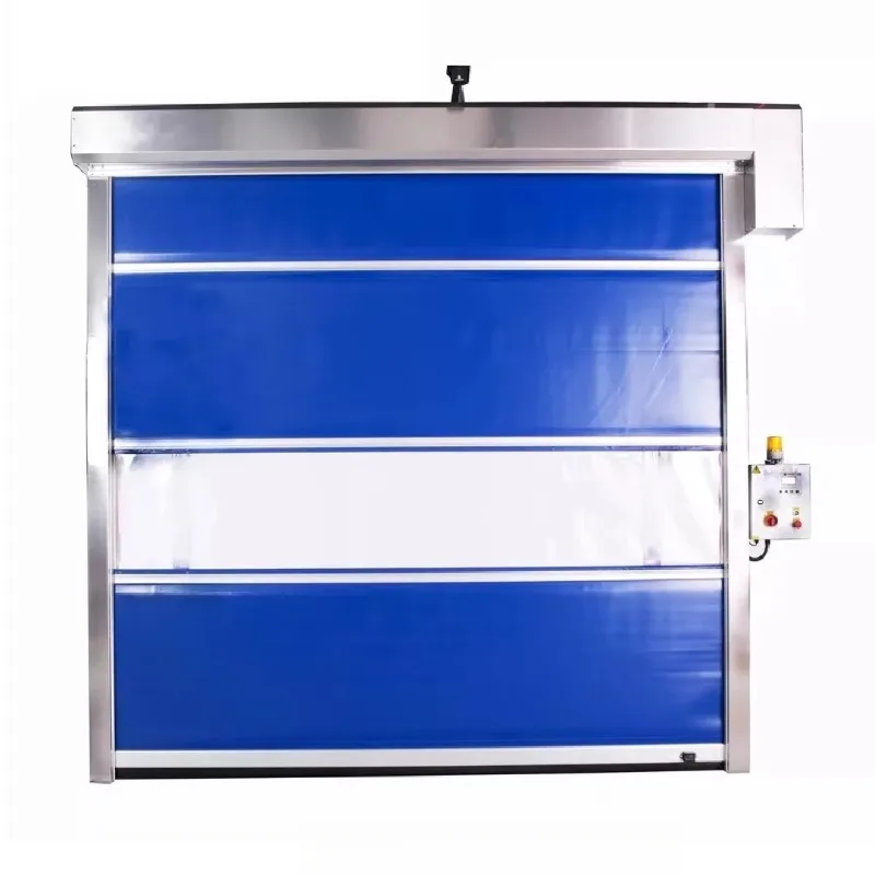 Modern Fast PVC Rolling Door High Performance Automatic Roller Door For Safe And Stable Workshop Application Durable Practical