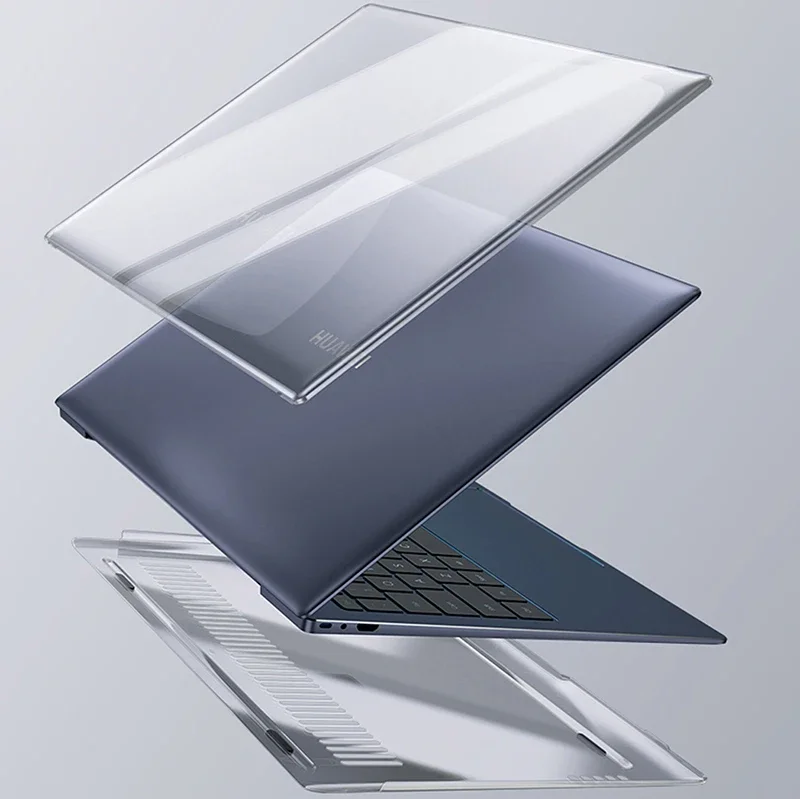 Matte Case for Huawei Matebook 14 2019 2020 2021 Glossy Clear Transparent Cover Hard Plastic Shell