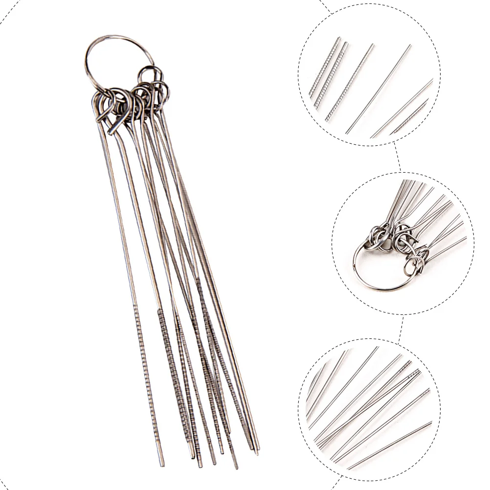 ตะไบเจาะรูกีตาร์ 10-in-1 เครื่องมือหินเจียร ดีไซน์กะทัดรัดเพื่อการจัดเก็บง่าย เข้ากับกระเป๋ากีตาร์ได้ เหมาะสำหรับผู้เริ่มต้น