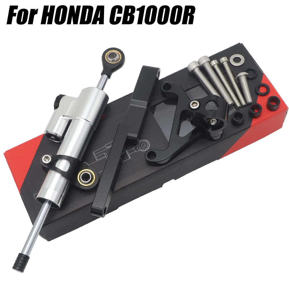 Motorcycle Steering Damper Mount Bracket Support Kit For Honda CB1000R CB 1000R 1000 R 2008 - 2016 2010 2011 2012 2013 2014 2015