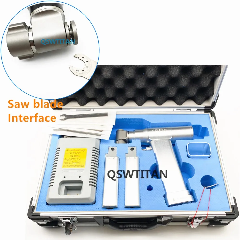 Imagem -05 - Serra Ortopédica de Corte de Osso Serra Oscilante Serra Sagital Elétrica para Instrumento Cirúrgico Ortopédico