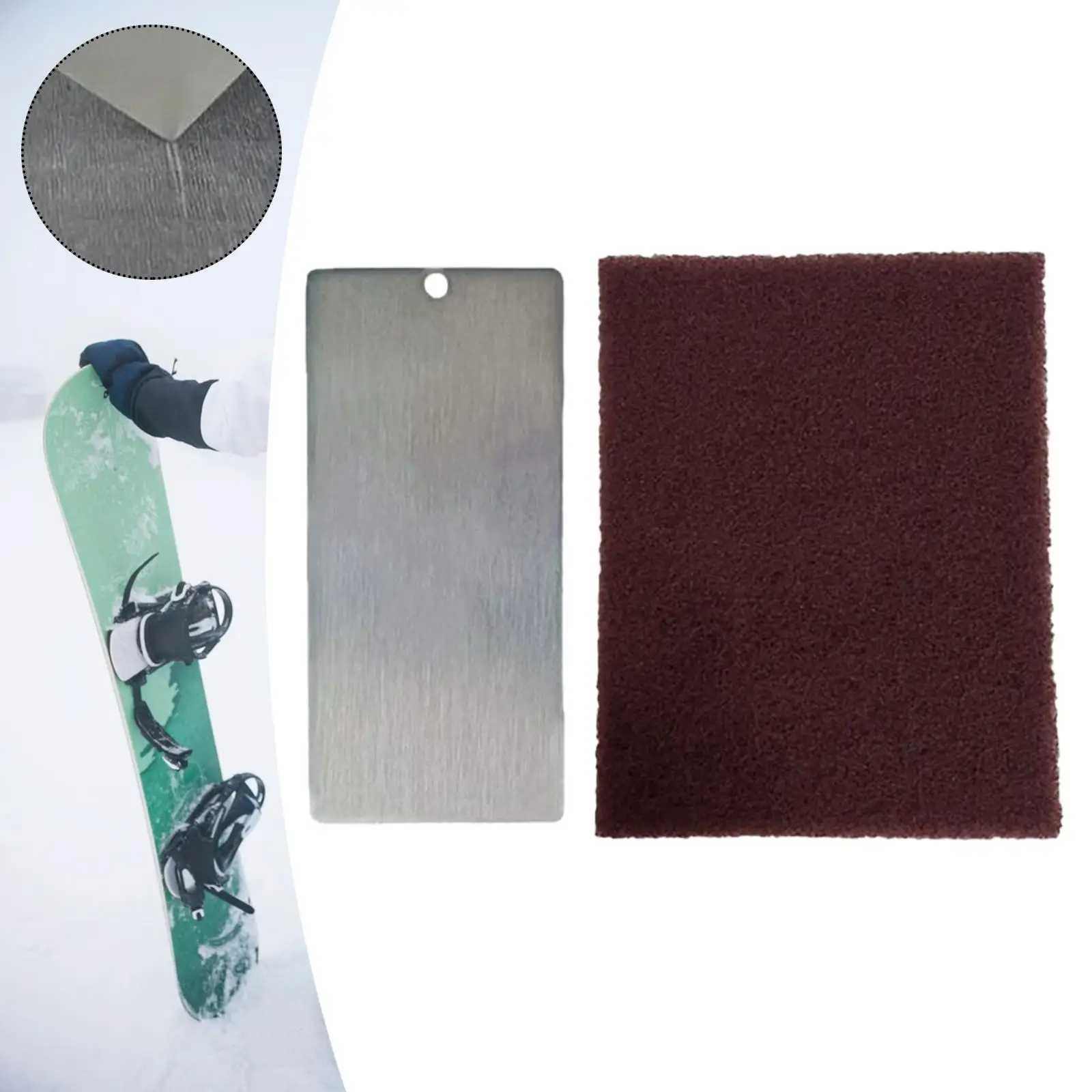 Snowboard Wax Scraper Kit Snowboard Maintenance Tool Ski Wax Scraper for Skiing Accessories Snowboard Tuning Outdoor Supplies