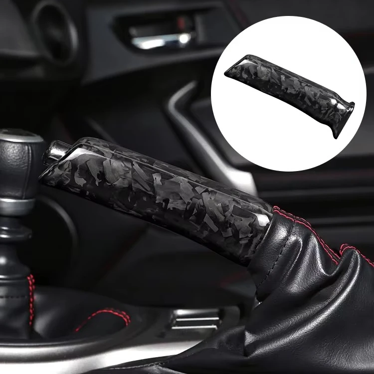 Carbon Fiber Real Forged Interior Accessories Handbrake Replacement Cover Trim