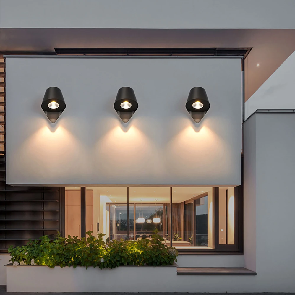 LED Wall Lamp AC85-265V 10W IP65 Waterproof Indoor&Outdoor Garden/Fence/Doors Lighting Modern Minimalist Style Lamp