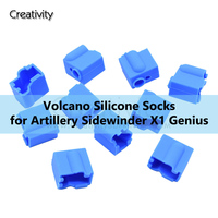 3D Printer Parts Volcano Silicone Socks for Artillery Sidewinder X1 Genius Volcano Heat Block J Head Hotend Extruder Block Cover