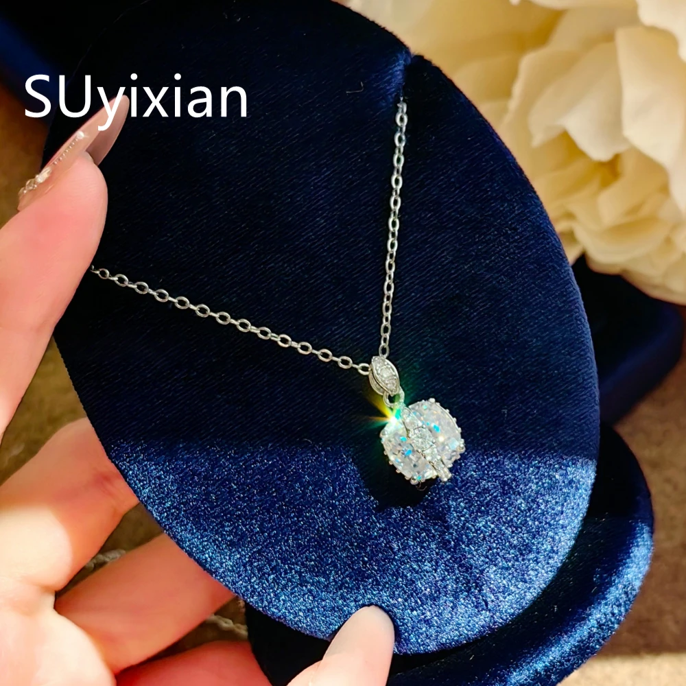 925 Sterling Silver Multi-Color Sugar Cube Earrings Ring Necklace Set