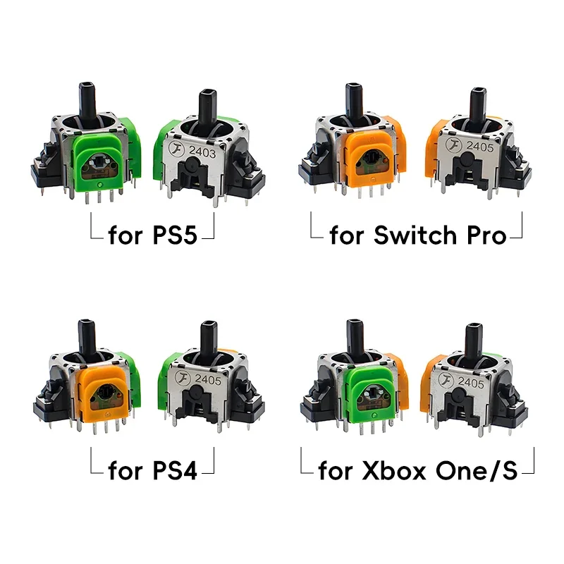 DATA FROG Replacement 2Pcs Joystick 3D Analog Stick for  PS5/PS4/Switch Pro/Xbox One/Series Controller Repair Parts Accessory view 6