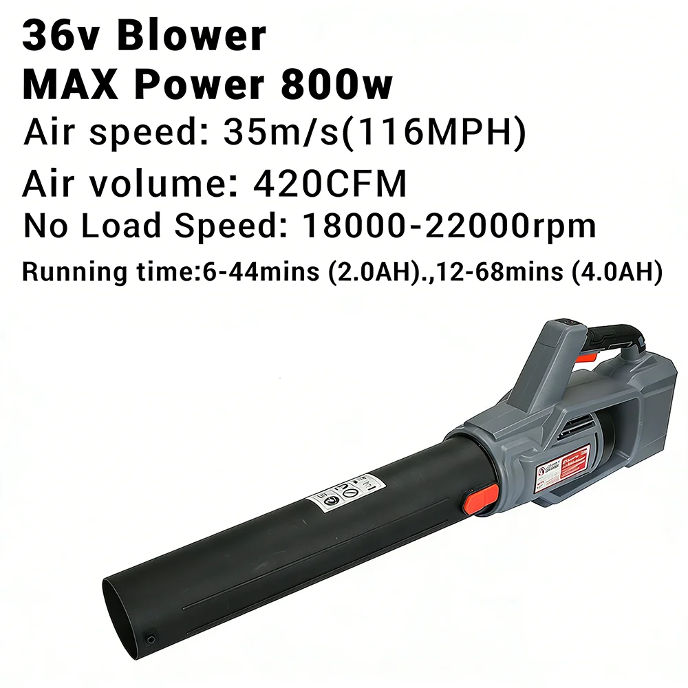 Vertak 36V Cordless Handheld L - Leaf Blower Cordless recension och pris