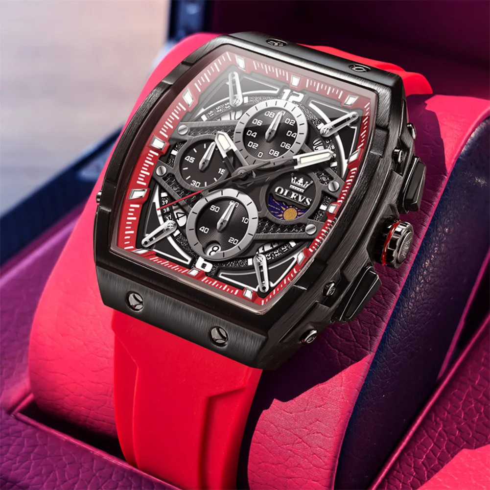 

OLEVS новые роскошные военные мужские часы, водонепроницаемые светящиеся мужские часы с датой недели, силиконовый ремешок, кварцевые мужские часы Reloj