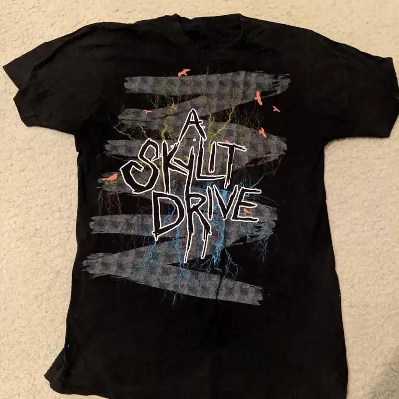 A Skylit Drive band Classic Black Cotton T shirt All Size