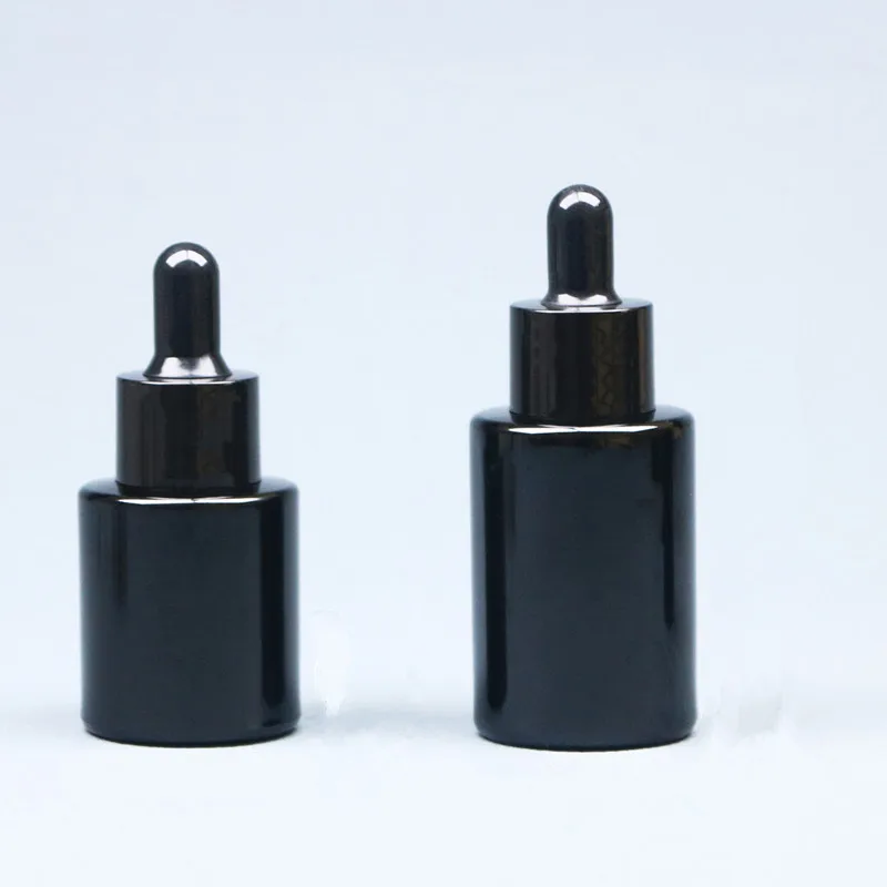 

50PCS 20/30ml Empty Dropper Bottle Black essential oil Glass Aromatherapy Liquid Drop for massage Pipette Bottles