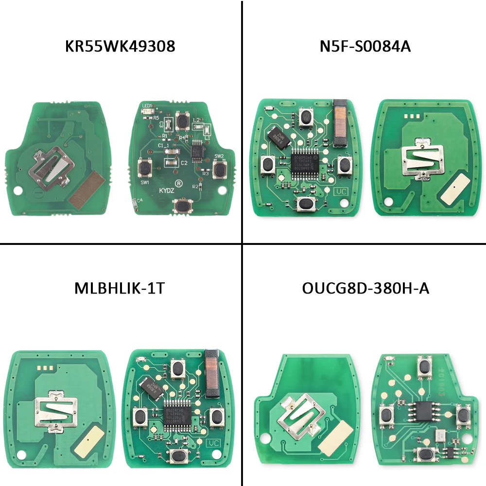 KEYYOU N5F-S0084A 313.8MHz Replacement 3 3+1 4 Buttons Remote Key Fob For Honda  Accord Element Pilot CR-V HR-V Fit Insight City