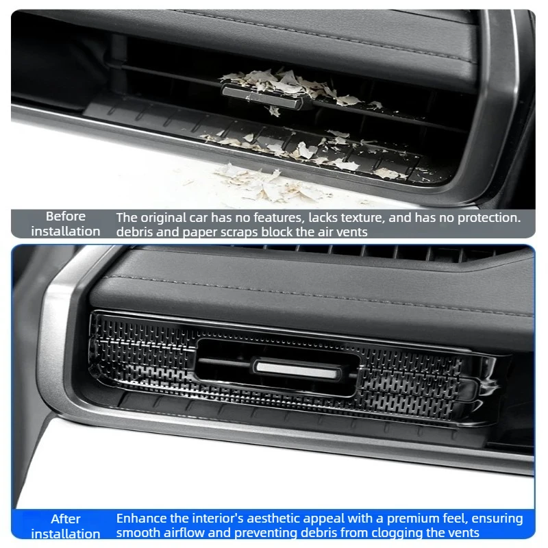 For Toyota RAV4/Wildlander 2026 Central Control Instrument Panel Air Conditioner Out of Trend Protective Cover Dust Patch Tools