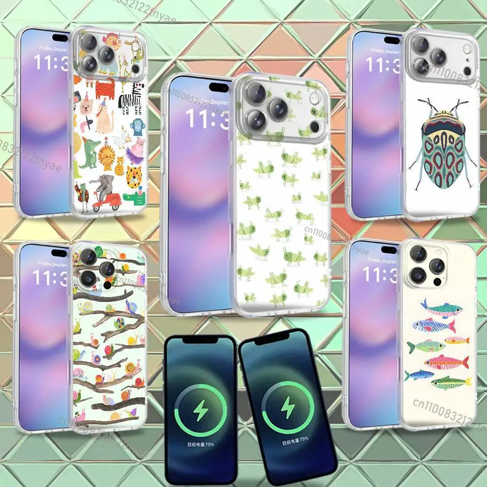 

Cartoon Lama Llama Alpacas Phone Case For iPhone 16,14,11,17,13,15,12,Air,Plus,Pro,Max,E,Frosted for MagSafe Magnetic Wireless