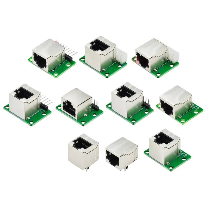 RJ45 network port adapter board, 8P vertical and horizontal adapter test board,network port adapter cable terminal,circuit board