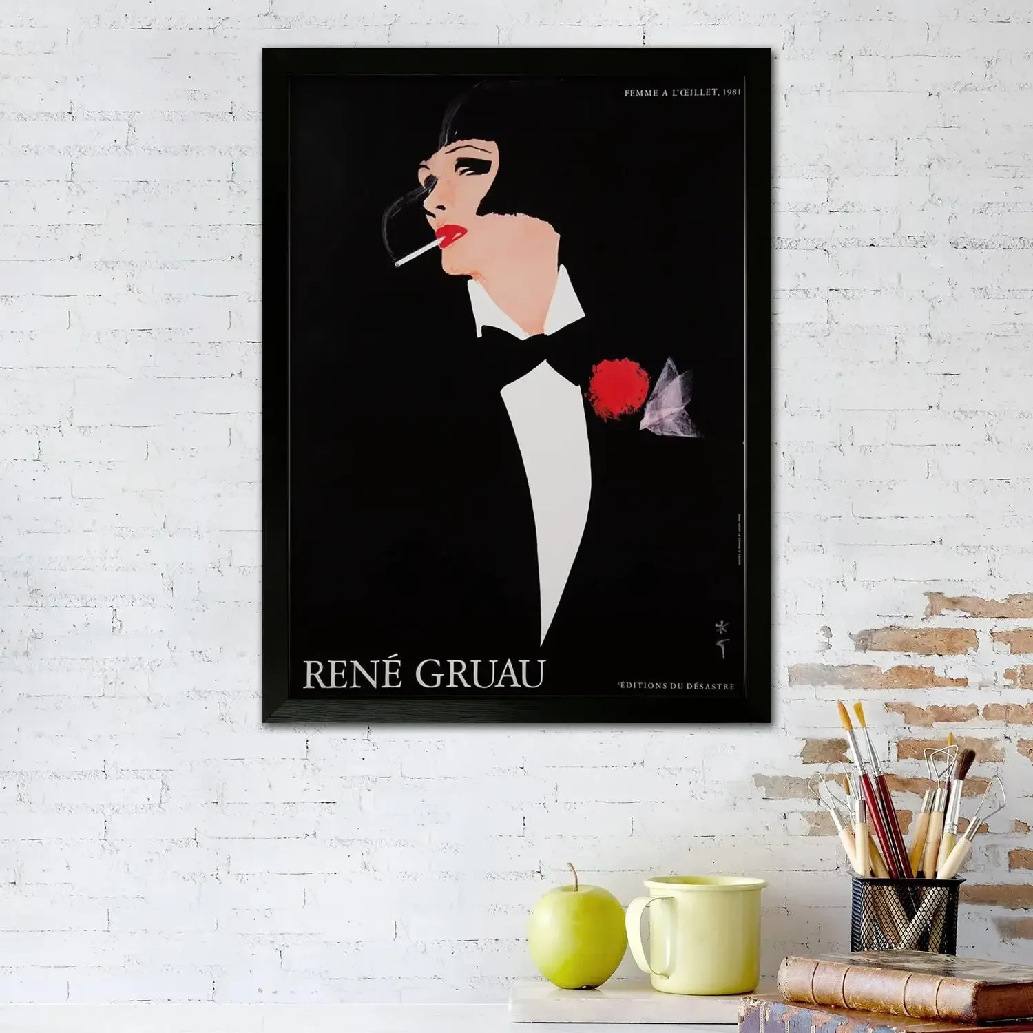 rene gruau painter Canvas Art Poster, Wall Art, Picture Print, Modern Family, Bedroom Decor, Posters,Decorative painting