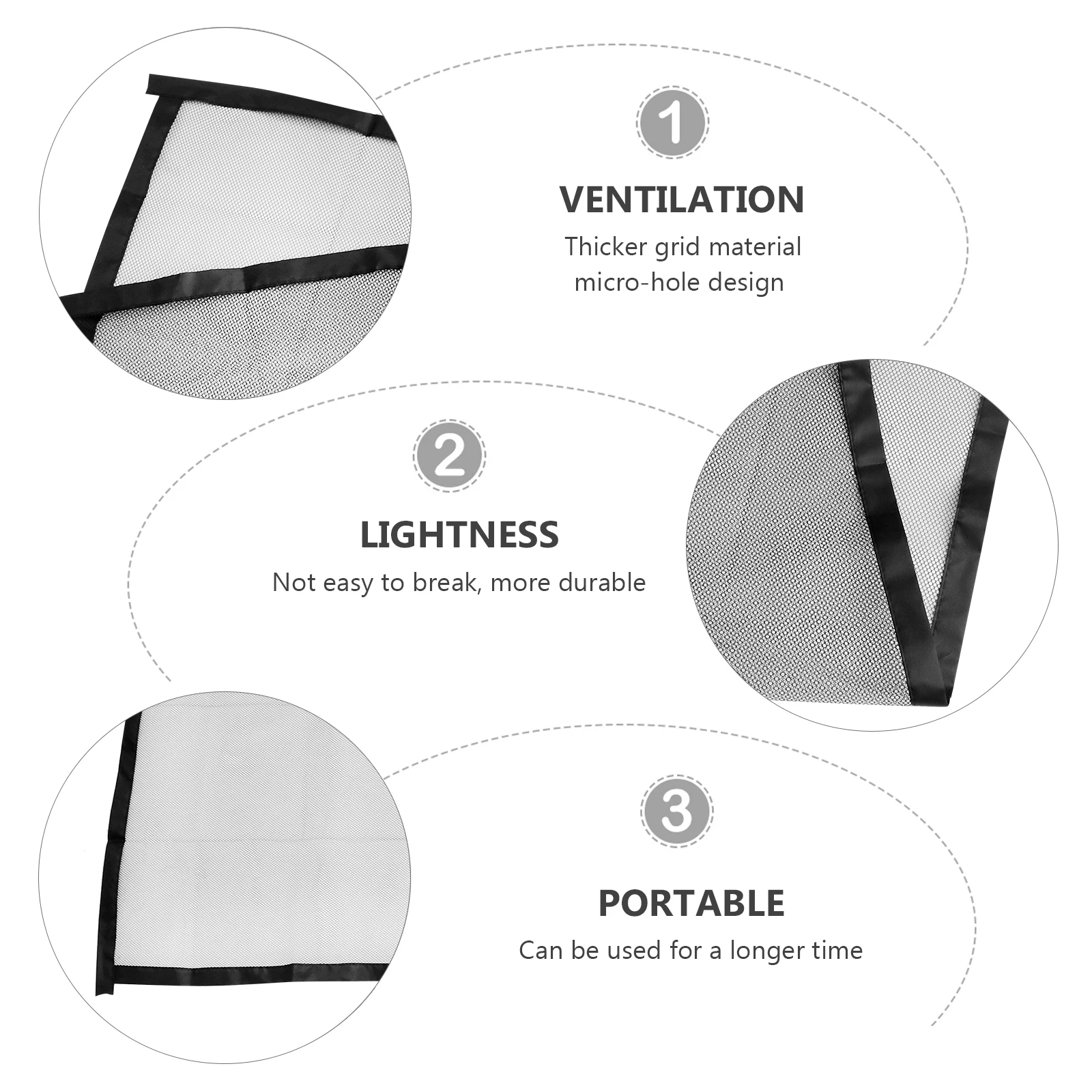 

2 Sets Pet Fence Indoor Portable Gate for Enclosure Dog Safety Net Barrier Folding