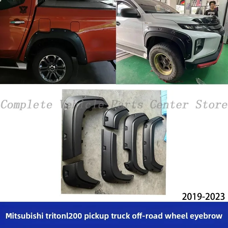 High Quality Fender Flares with Spikes for Mitsubishi TRITON L200 Pickup Offroad Modification 2019-2023