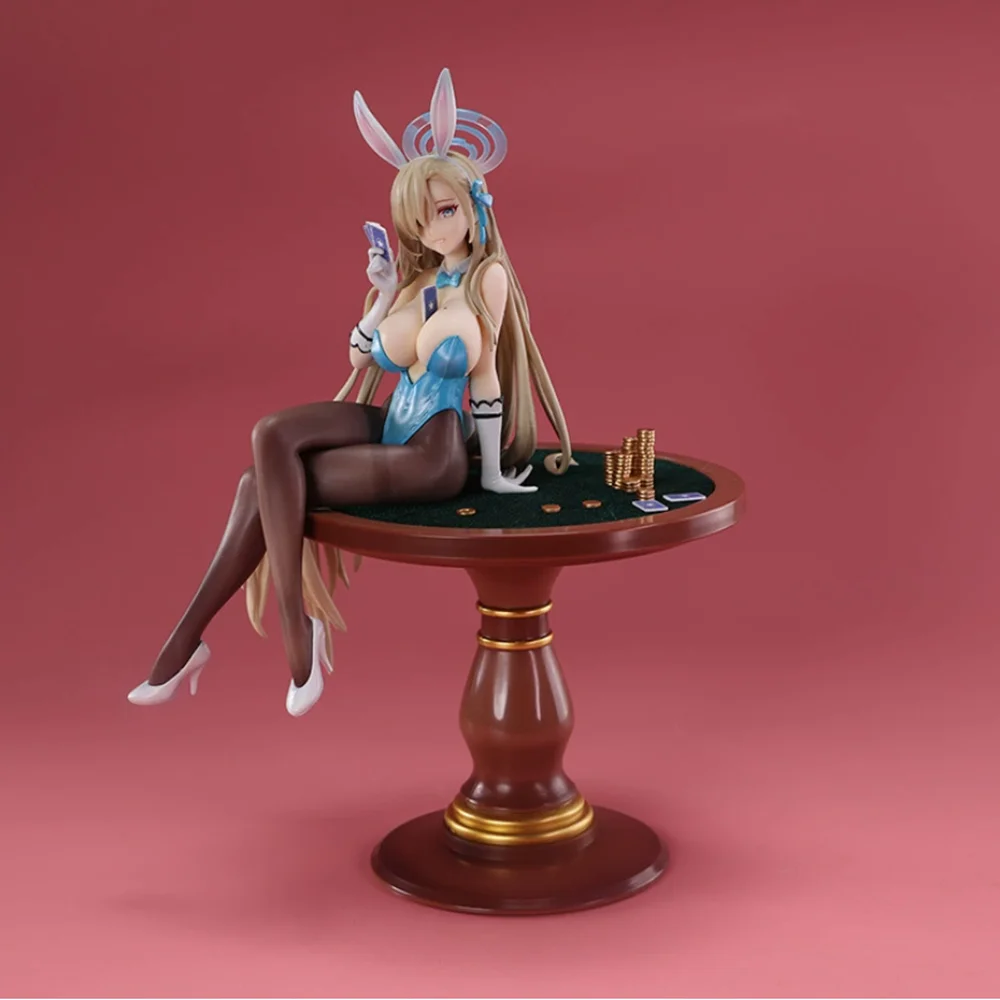 Nueva figura de archivo azul Ichinose Asuna Anime chica conejito figura de acción de Pvc juguete juego estatua adulto muñeca coleccionable en miniatura