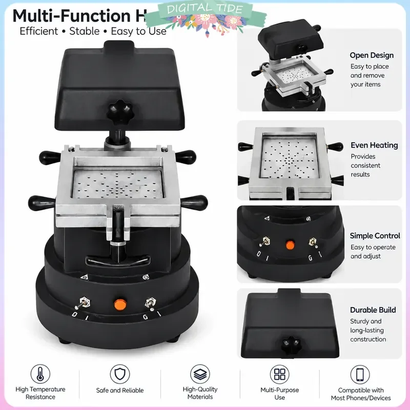 Dental Lab Orthodontic Laminator Vacuum Former With Vacuum Splint Thermoforming Sheet Molding Machine Vacuum Forming Machine