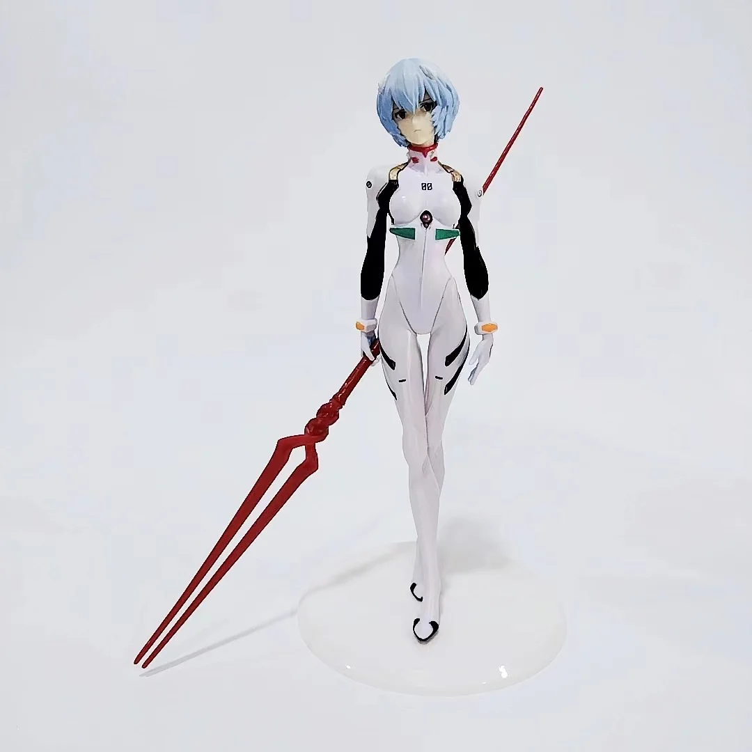 23CM 2023 New Anime NEON GENESIS EVANGELION EVA Ayanami Rei kawaii figure PVC model toys doll collect ornaments gifts