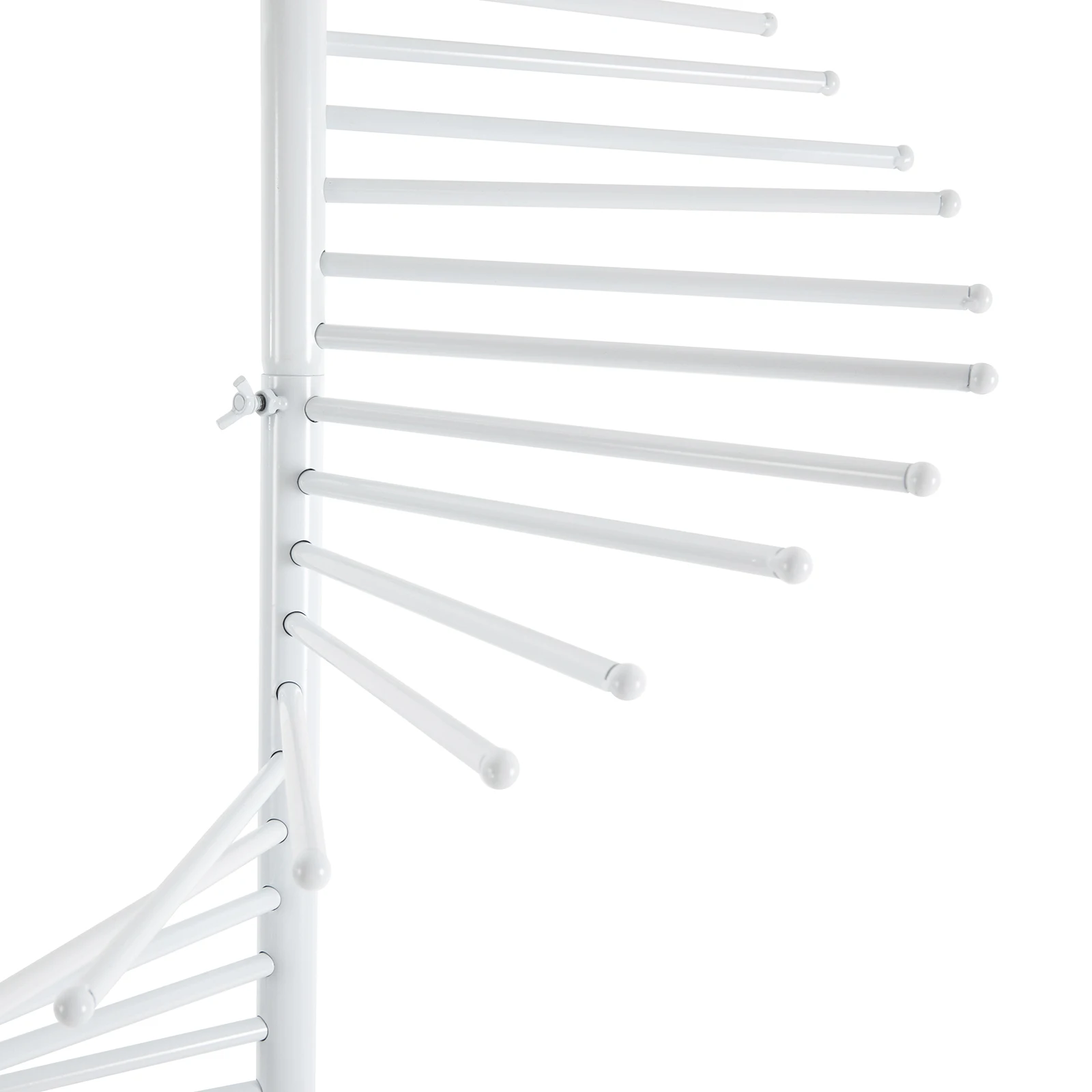 Freestanding Metal Scarf Display Rack, Spiral Display Rack 1.7m Organizer
