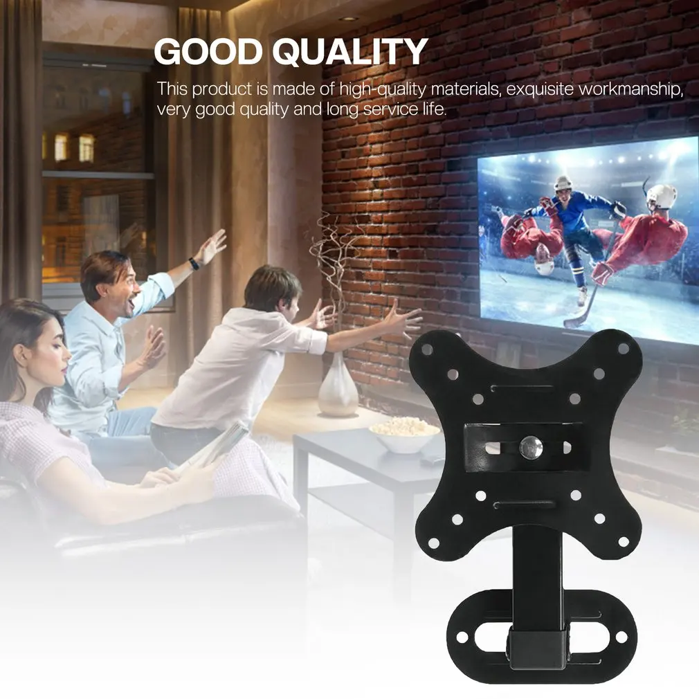 New Wall Mount Bracket Adjustable TV Flat Panel TV Frame Rack Support Tilt Small Wrench TV LED Monitors Bracket Fast shipping