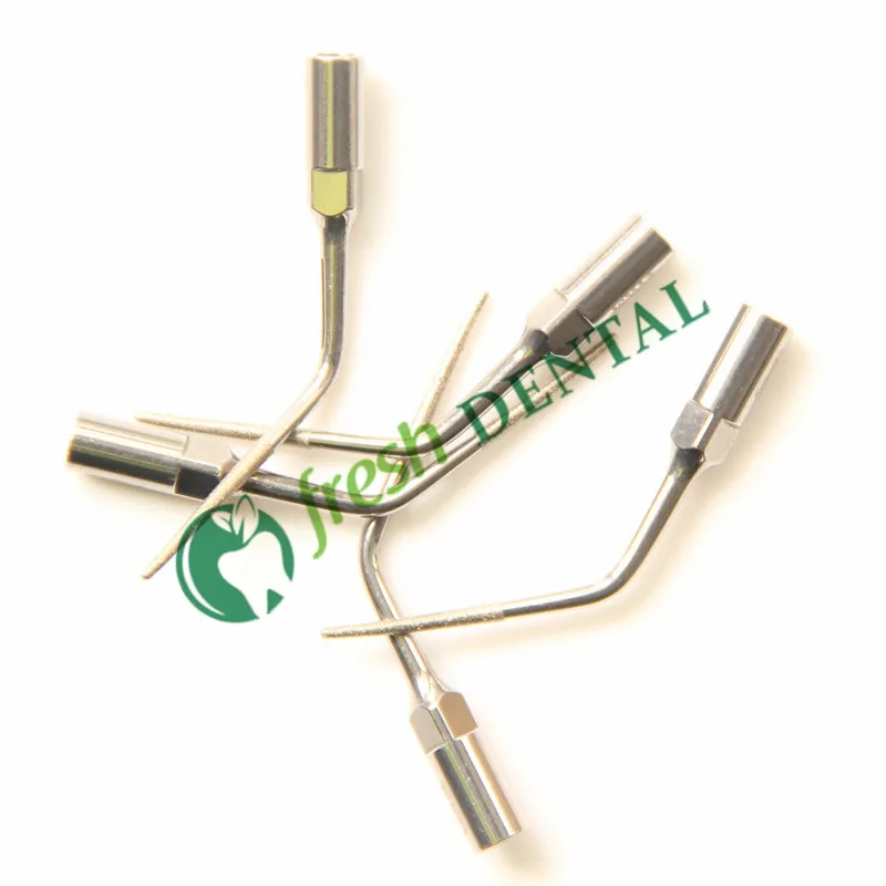5PCS Dental Ultrasonic Scaler Tips E3D 5*New Dental Diamond Coated Endodontic Endo Tip Compatible Woodpecker/EMS E3D