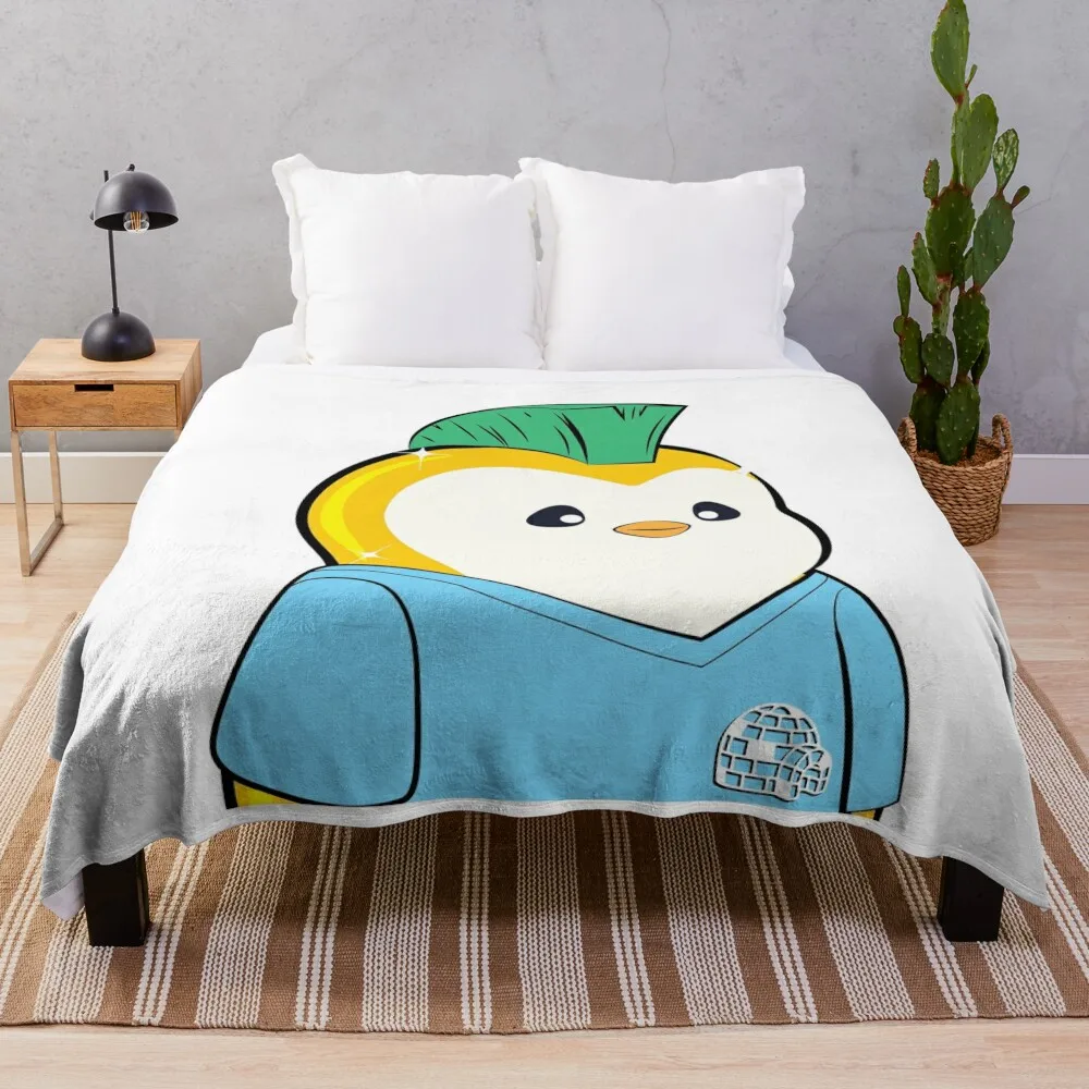 Pudgy Penguin #3403 nft Chubby Funny animals Throw Blanket blankets ands Tourist Heavy Blankets For Bed Blankets