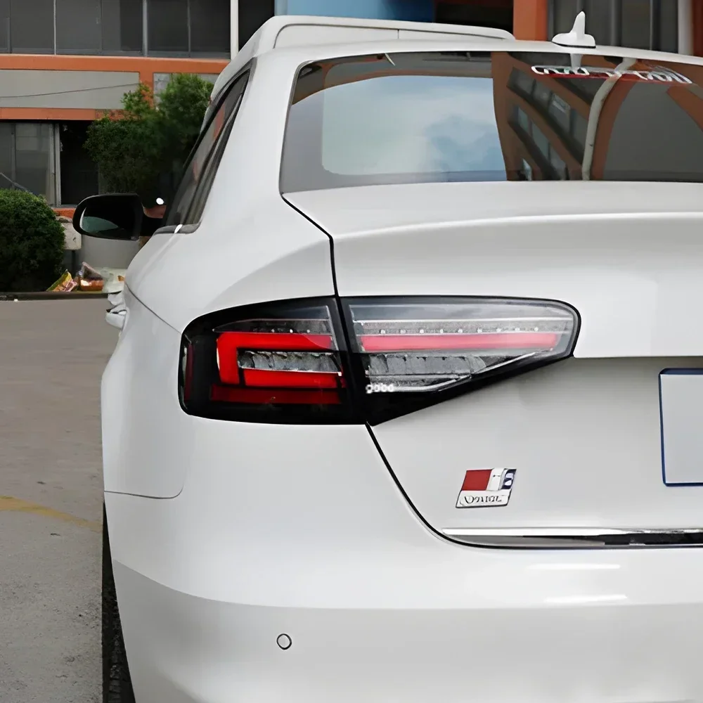 

Высококачественные автоматические задние фонари в сборе для Audi A4 A4L RS4 S4 B8.5 2013-2016, обновленные светодиодные динамические поворотные автомобильные фонари, аксессуары