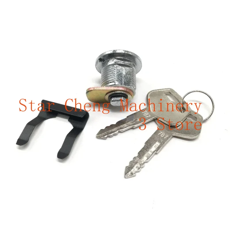 Excavator Accessories for Komatsu PC60/100/120/200/300/360-5-6-7-8 Higher Quality Side Door Lock Core Car Lock System Parts New