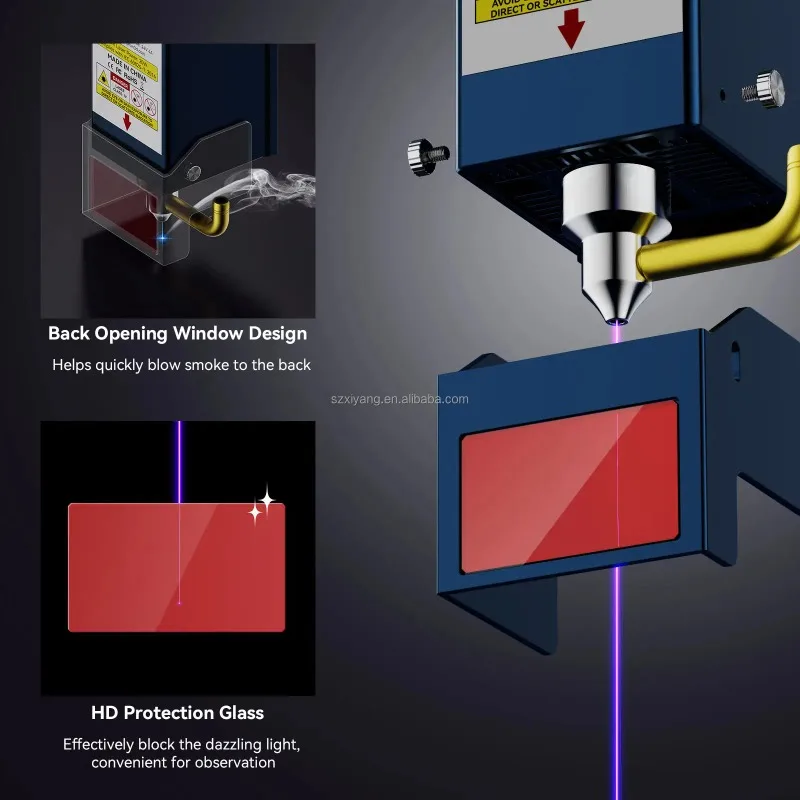 S30 Automatic Diode Laser Cutter Engraver - Small Business 32-bit Air Assist Cutting Machine
