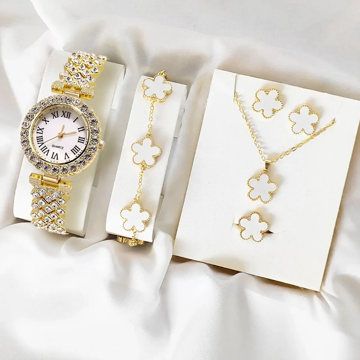 

Модные женские часы со звездным небом и циферблатом, роскошные кварцевые часы, браслет с цветком сливы, часы с золотой стрелкой, наручные часы для женщин