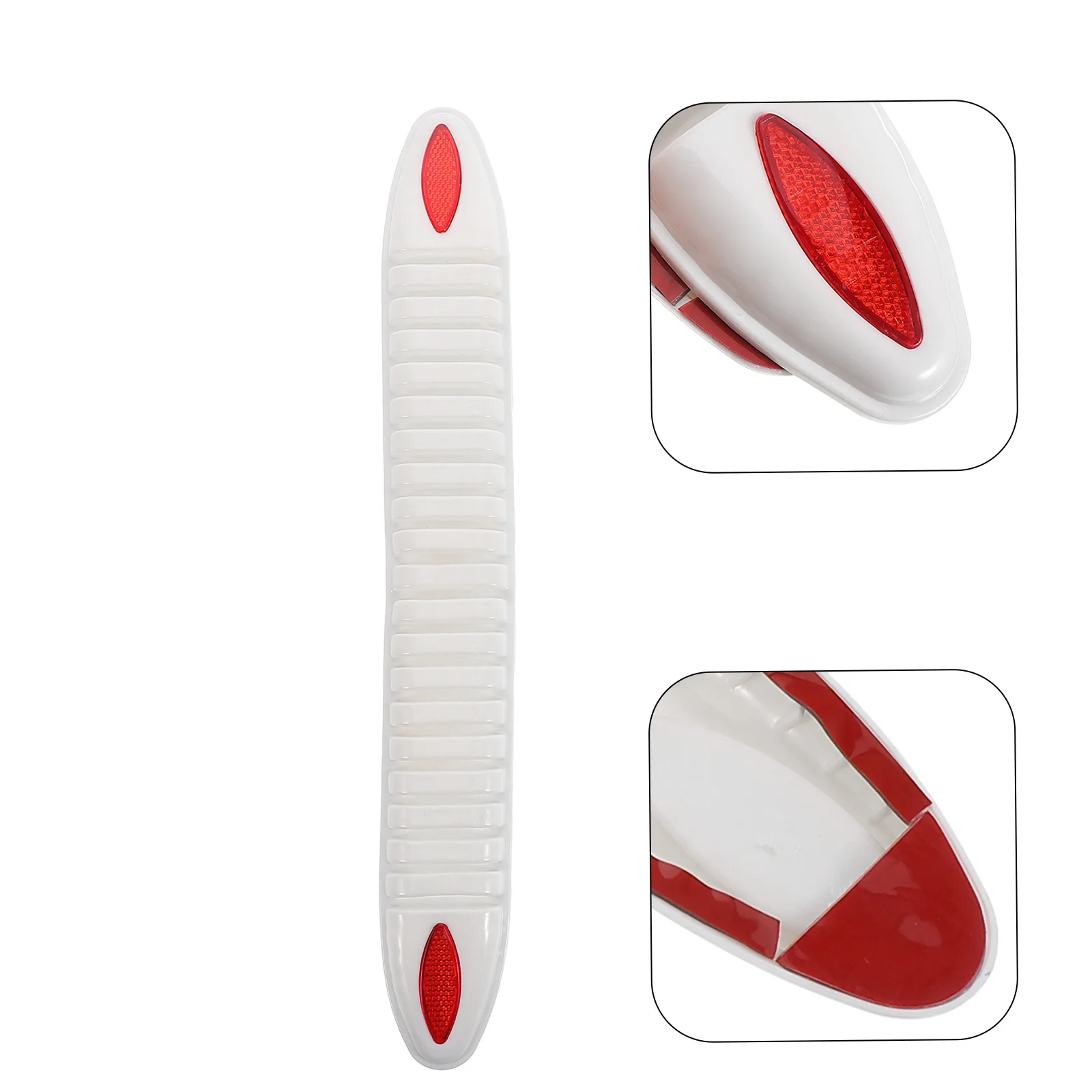 

4Pcs Car Bumper Guard Anti-Collision PVC Sticker Trim Durable Scratch Resistant Easy to Install for All Models