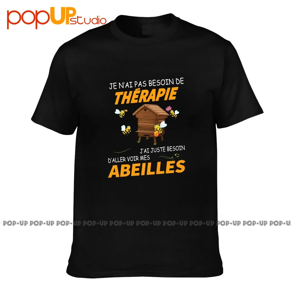 Je N\'Ai Pas Besoin De Therapie J\'Ai Juste Besoin D\'Aller Voir Mes Abeilles T-shirt Tee Shirt Top Hot Deals