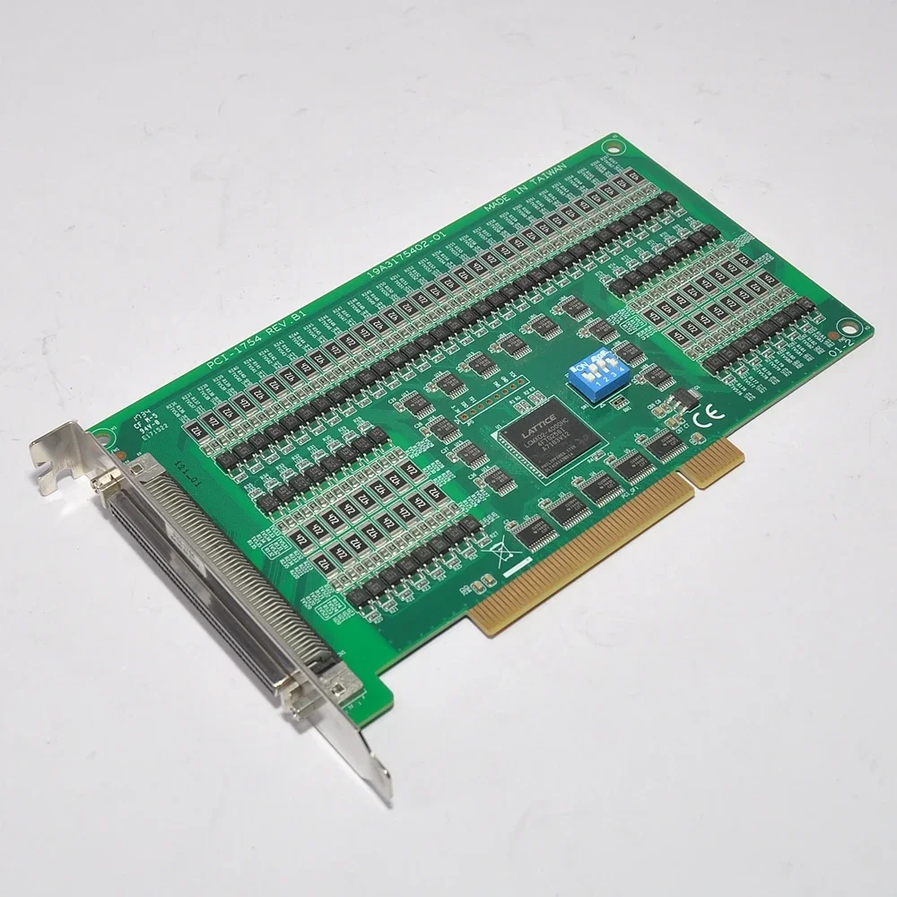 

Advantech PCI-1754 REV.B1 19A3175402-01 64 Channel Isolated Digital Output Acquisition Card Used