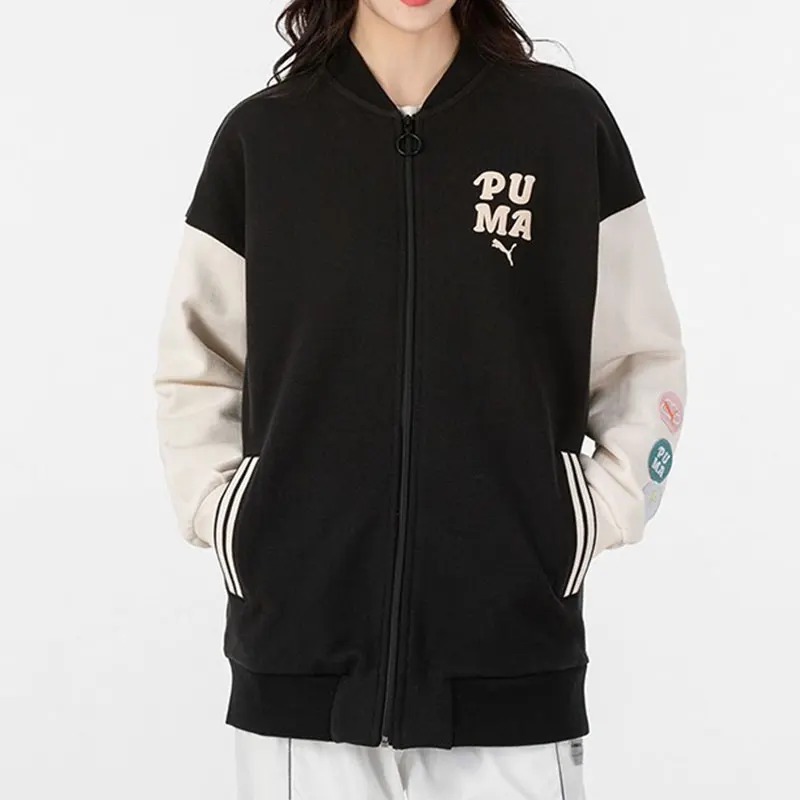 

Оригинальная сезонная новая женская свободная бейсбольная куртка Puma 536309-01